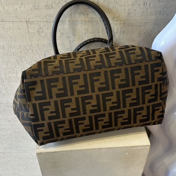 Vintage Fendi Monogram Zucca Doctor Bag - Picture 4 of 6